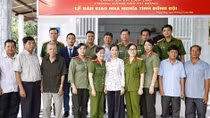 Công an TP Cần Thơ bàn giao nhà nghĩa tình đồng đội