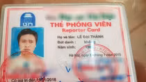 Nam thanh niên dùng “thẻ phóng viên” hết hạn dọa Công an xã
