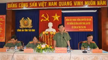 Lãnh đạo Bộ Công an thăm và làm việc tại Công an Trà Vinh và Trại giam Châu Bình