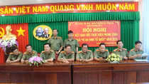 Cụm thi đua số 9: Ký kết giao ước thực hiện phong trào thi đua “Vì an ninh Tổ quốc”