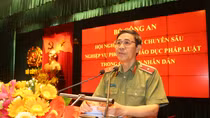 Tập huấn chuyên sâu nghiệp vụ phổ biến, giáo dục pháp luật trong CAND