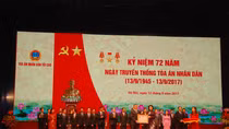 Kỷ niệm 72 năm Ngày truyền thống Tòa án nhân dân