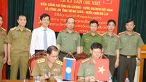 Công an tỉnh Hải Dương ký bản Ghi nhớ với Công an tỉnh Vientaine