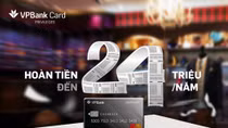 VPBank ra mắt thẻ tín dụng hoàn tiền với mọi chi tiêu qua thẻ