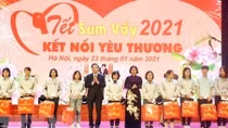 Gần 1.000 công nhân lao động Thủ đô vui “Tết sum vầy”