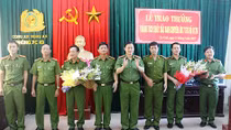 Công an Nghệ An trao thưởng cho Phòng Cảnh sát Môi trường phá 2 vụ án lớn
