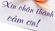 Lời cảm ơn