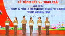 Gần 170 bài viết về Công an Hải Phòng thực hiện di chúc của Bác Hồ