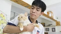 Chuyện về chàng trai trẻ chuyên "giải cứu" các chú mèo