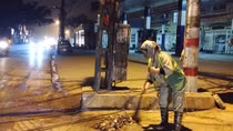Giao thừa của những người làm sạch đường phố