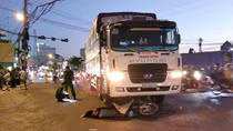 Xe tải va chạm xe máy, một người đàn ông tử vong tại chỗ