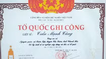 Công nhận liệt sỹ đối với phó trưởng Công an xã Xuân Lập 