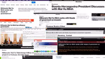 Bloomberg, AP, Reuters đưa tin tỷ phú Mai Vũ Minh 