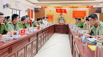 Thứ trưởng Nguyễn Văn Sơn làm việc tại Công an huyện Cẩm Thuỷ, Thanh Hóa