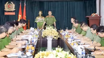  Thứ trưởng Lê Quý Vương kiểm tra công tác tại Công an Đồng Nai