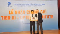 VNPT nhận chứng chỉ Uptime Tiger III