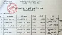 Một cán bộ xã giả chữ ký người chết để "ăn chặn" tiền thờ cúng