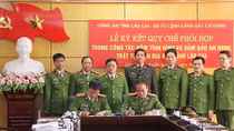 Ký kết Quy chế phối hợp giữa CA tỉnh Lào Cai với Bộ Tư lệnh CSCĐ