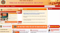 Bộ Tư Pháp ra mắt Cổng thông tin điện tử Thi hành án dân sự