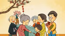 Bức tranh ngày Tết