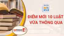 Công bố Lệnh của Chủ tịch nước về 10 luật vừa được Quốc hội thông qua