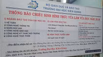 Đại học Kiên Giang đào tạo “chui” 3 lớp liên thông