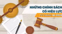 Những chính sách có hiệu lực từ tháng 10/2020