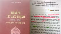 Sách về Thái sư Lê Văn Thịnh: Những sai sót không đáng có