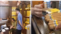 (HOT) Kiểm tra 5 cửa hàng bán xì gà ở Hà Nội, thu giữ cả đống hàng dởm