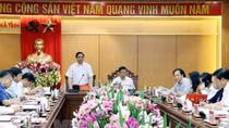 Đoàn Tiểu ban Văn kiện Đại hội XIII làm việc tại Hà Tĩnh