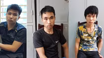 Choáng với "lô" hàng nóng của ổ nhóm cướp hụt 100 triệu đồng trên Đại lộ Thăng Long