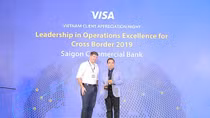 SCB đoạt giải thưởng về hoạt động vận hành giao dịch thẻ tại nước ngoài