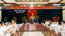 Phó Thủ tướng Vương Đình Huệ dự và chỉ đạo kiểm điểm việc thực hiện NQTW 4 