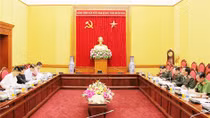 Đảng ủy Công an Trung ương làm việc với Ban Tổ chức Trung ương về Quy định tổ chức Đảng trong CAND
