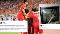 CĐV Malaysia đập vỡ TV khi tuyển bóng đá nhà thua Việt Nam 0-2