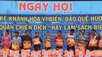 Tuổi trẻ Khánh Hòa “vì biển đảo quê hương” và chiến dịch “hãy làm sạch biển”