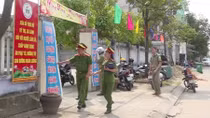 Công an cơ sở chủ động phương án bảo vệ an ninh, trật tự các điểm bầu cử