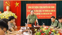 Thứ trưởng Nguyễn Văn Thành làm việc tại Công an tỉnh Hà Tĩnh