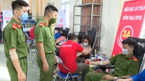 Tuổi trẻ Công an Sơn La tham gia hiến máu tình nguyện