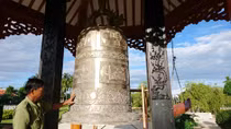 Đại hồng chung nặng 2 tấn tại Nghĩa trang liệt sĩ Điện Bàn