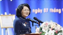 Phó Chủ tịch nước Đặng Thị Ngọc Thịnh dự Lễ kỷ niệm 50 năm VTV phát sóng chương trình truyền hình đầu tiên