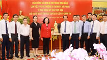 Đoàn công tác Ban Bí thư Trung ương làm việc với Hải Phòng