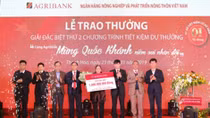 Agribank trao giải Đặc biệt thứ hai Chương trình “Cùng Agribank mừng Quốc khánh – Niềm vui nhân đôi”