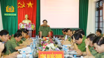 Thứ trưởng Nguyễn Văn Thành làm việc với Công an tỉnh Bắc Giang