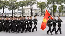 Tổng duyệt xuất quân và diễn tập phương án bảo vệ Đại hội Đảng lần thứ XIII