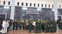 Truy điệu hai sĩ quan biên phòng hy sinh trong lúc làm nhiệm vụ phòng chống bão lụt