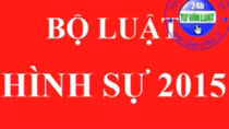 Bộ luật Hình sự 2015 có hiệu lực thi hành từ 1-1-2018