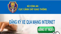 Thí điểm đăng ký xe qua mạng internet