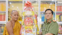 Công an tỉnh Bạc Liêu chúc mừng lễ Sen Dolta 2019 của đồng bào Khmer