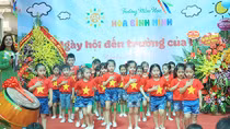 Khánh thành Trường Mầm non Hoa Bình Minh chào đón học sinh mới